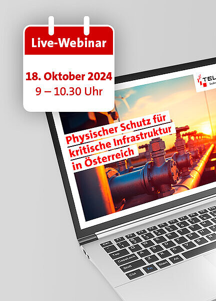 Laptop – Bildschirm mit Webinar-Startseite